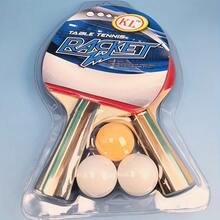 2 Rackets & 3 Balls Table Tennis Racket Set, Training & Competition Use, Durable Double-Sided Rubber Grip, Forehand & Backhand Strokes, Professional Table Tennis Racket Set For Athletes - A - View 8