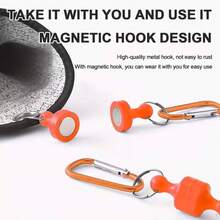 Professional Fishing Gloves With One-Hand Magnet Release - Quick-Dry Anti-Slip Grip, Fishing Glove With Magnet Closure For Catch & Release - Heavy-Duty Fishing Gear For Anglers, Lakes, Rivers, Oceans - Ideal For Handling Large Fish Safely, Fishing Tools, Glove Material