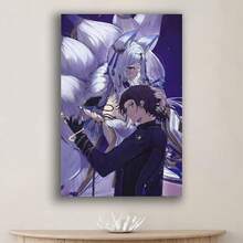 Framed  Anime The Eminence In Shadow Poster Wall Art Picture Painting Poster Canvas Print Posters Artworks Bedroom Living Room Decor Christmas Wall Art - 框架 - 查看 5