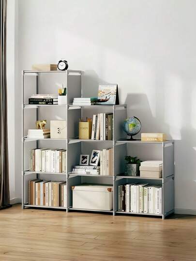 1pc Portable Wardrobe, Space-Saving Multifunctional Cube Bookshelf Closet, No Assembly Required, Suitable For Home, Office, Dorm, Bedroom, Living Room, Ideal For Holiday, Christmas, Gifts