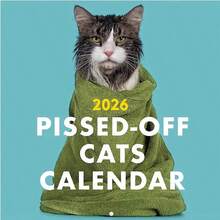 1 Pc 2026 Cat Cafe Calendar(8.5in*8.5in), 12 Months Artwork Design, Llustrations And Artwork Inspired Design, Perfect For Hanging Decoration, Home Office, Personal And Professional Scheduler, Wall Calendar, Planning Tool, Minimalist Design, Spiral Binding Design,Halloween, Halloween Gifts, Christmas, Christmas Gifts, Thanksgiving, Birthday Gifts, Valentine's Day, Wedding Gifts,Back To School Season, Graduation Season