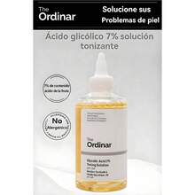 Tónico Exfoliante Acido Glicólico 7% The Ordinary 240ml-Hidratante, Control de Aceite, Reducción de Poros,Anti-envejecimiento,Reparación,lluminador,Calmante,Piel Suave y Radiante - Blanco - Ver 2
