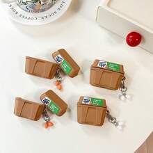 1-Pc Apple Earphone Case, Egg Box Style, With Egg Charm, Compatible With All AirPodsmodels (1/2, 3, 4, Pro, Pro 2, Pro 3) - Multicolor - View 7