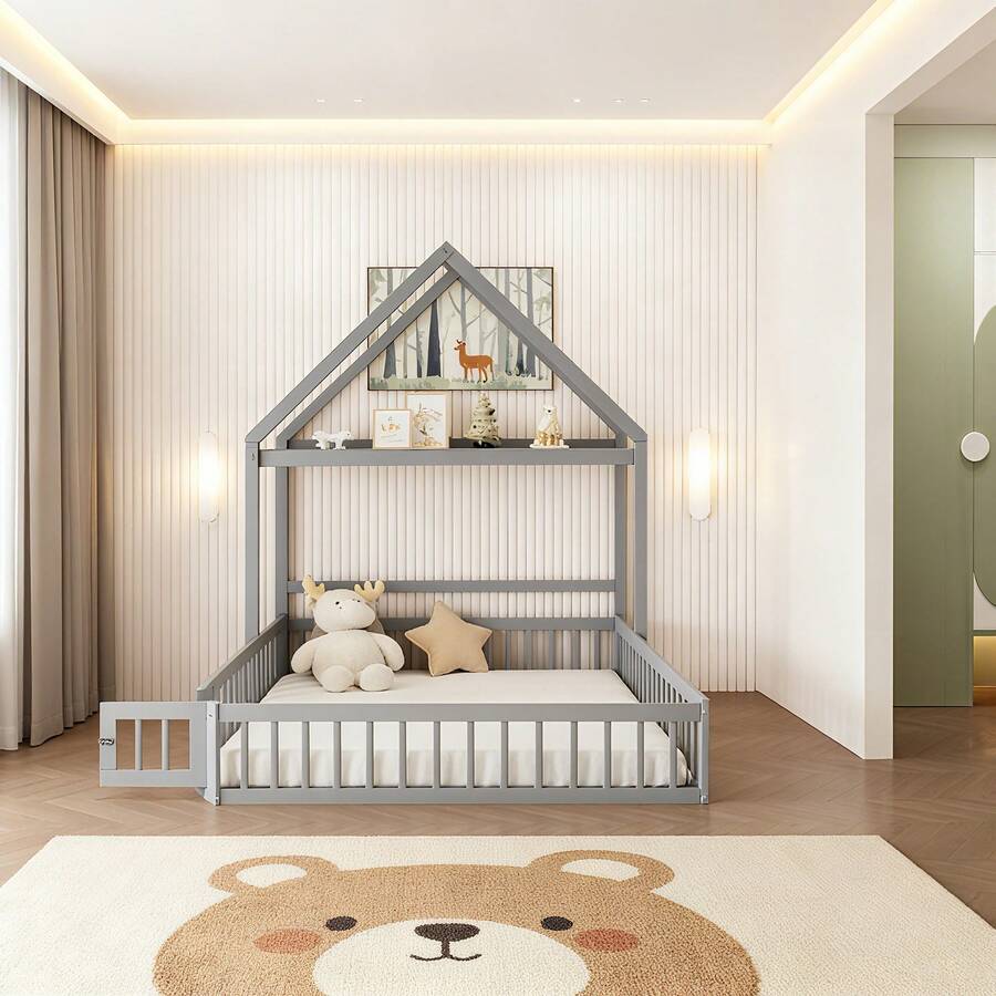 Kids Bed Frames, Headboards & Footboards - Grey - View 1
