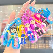 1pc Magic Buckle Keychain, Cartoon Photo Card, Bag Pendant, Cheng Xiaolu Guangxia Cartoon Surrounding, Acrylic Keychain Anime Surrounding, Party Gift, Backpack Pendant - Multicolor - View 2