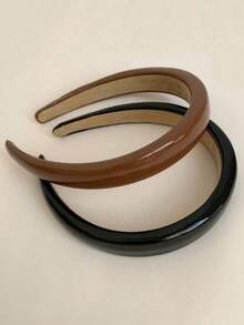 1/2/3 قطعة شريط رأس جلد لامع كلاسيكي رجعي، مناسب للغسيل والمكياج والاستخدام اليومي والحفلات والمناسبات والأداء والزينة للشباب والعودة للمدرسة وعيد الشكر وعيد الميلاد وهدايا العطلات، إكسسوارات الشعر، هدايا جوارب ، هدايا للنساء، هدايا عيد الميلاد، هدايا للبالغين، إكسسوارات الشعر للنساء، أفكار هدايا للنساء، هدايا تجميل لجوارب - متعدد الألوان - مشاهدة 9