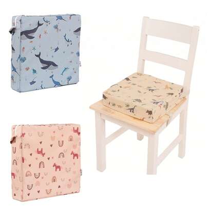 1 Ghế ăn dặm di động cho trẻ nhỏ, chất liệu PU, dễ vệ sinh, có khóa an toàn, phù hợp với ghế nhà bếp, dùng được cho trẻ sơ sinh, trẻ nhỏ và trẻ em.