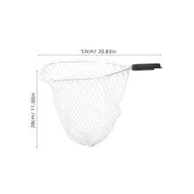 Red de pesca de 30 cm, cuadrada, de gran capacidad, portátil, cesta de captura de pesca, accesorio ligero y compacto para pesca en lago y barco - 1 - Ver 6