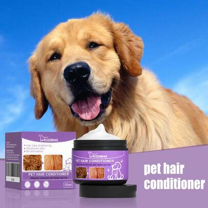 Pet Hair Conditioner, Pet Hair Cleaning And Care, Fluffy, Smooth, Non Knotting Pet Hair Cream