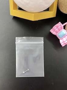 1 Stück medizinisch-hypoallergenes Titan-Stahl flacher Stengel runder Ball Nasen-Stecker, 20G/18G Ohrknorpel/Augenbrauen/Lippen/Zunge Piercing Schmuck