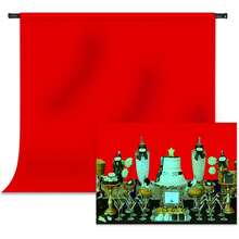 Red Photography Backdrop Cloth, Seamless Red Photo Backdrop Paper, Party Birthday Curtain (Excluding Stand And Clips) - Red - View 5