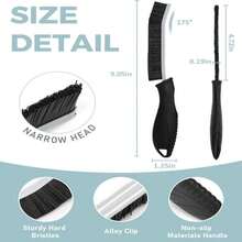 SXhyf Crevice Cleaning Brush - Grout Scrub Brush, House Cleaning Supplies, Gap Cleaning Tools, Home Essentials, Gifts For Women Men, Hard Bristle Crevice Cleaner Brush For Household Use, Bathroom - MàuM - Xem 5