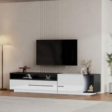 Television Stands & Entertainment Centers - Black White - View 6