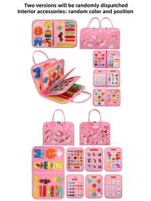 Busy Board , Sensory Activity Board For Fine Motor Skills, Sensory Board Toys, Educational Preschool Toys For Girls Boys Gift, Preschool Learning Activities Book Airplane Travel Essential Toys