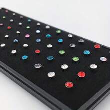 60pcs Nose Ring Set, Earrings, Stainless Steel Nose Ring Set, Body Jewelry Set - Multicolor - View 2