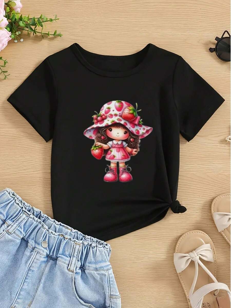 Young Girls T-Shirts - nero - Visualizzare 1
