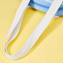 Miniso 名创优品 Lilo & Stitch 夏威夷主题保龄球可爱包包，度假斜挎包单肩包女士 - 藍白色 - 查看 9