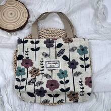 Large Capacity Niche Shoulder Bag, New Ins Canvas Tote Bag, Class Commuting Handbag. - Multicolor - View 6