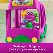 Barney Vehículo de Juguete Autobús de Aventuras para niños de 3 años en adelante - 1 - Ver 2