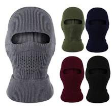 Fashion Thickened Winter Keep Warm Balaclava Hat Windproof Cold Proof Hat Neck Mask Hat Outdoor Riding Warm Hat Cycling Cap