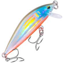 Hengjia 1pc 5cm 3g Micro Fish Lure, Sinking Artificial Hard Bait, Vibrating Bait, Bait, Stream Fishing Lure, Suitable For Trout, Bass, Carp - Multicolor - View 4
