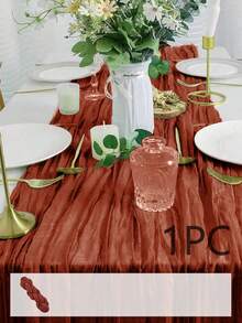 10条鼠尾草绿纱布桌旗，适合森林主题婴儿派对、新娘婚礼装饰、乡村风纱布桌旗，可用作派对、初领圣体、订婚和其他场合的中心装饰。 - 彩色 - 查看 47