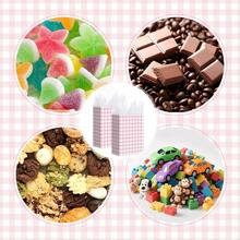 320 Pcs Pink Gift Bags With Handles Pink Gingham Party Plies Treat Goodie Bags With Tissue Paper For Baby Shower Decorations Birthday Party 6.2x3.1x8.3 In - 粉紅格子 - 查看 3