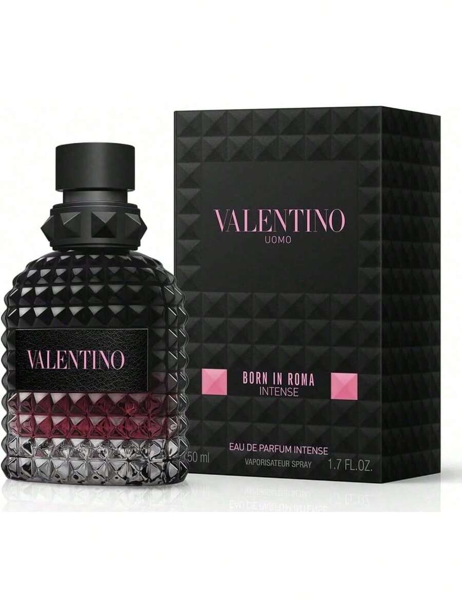 Valentino Uomo Born In Roma 男士淡香水喷雾 EDT 3.4盎司/100毫升 持久留香，木质辛香调，适合送给男友、丈夫、父亲、兄弟，适合生日、毕业派对、旅行、露营、户外活动、校园旅行、节日庆典、周年纪念、办公室、秋季、圣诞节、秋季造型等场合。 - 美東時間 - 查看 1