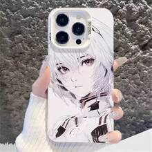 Rei Ayanami Phone Case - Anime Art Protective Cover For , Ideal For EVA Fans - Negro - Ver 6