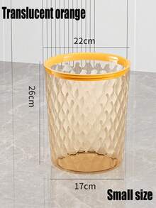 Transparent Waste Bin Set, Large Size For Home Use, Living Room PET Waste Bin With Luxury Transparent Finish - Generous Capacity, Versatile For Home, Office And Bathroom - Multicolor - View 16
