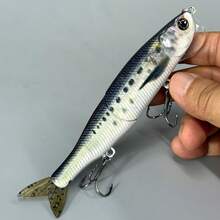 1 Stück 28,8g Sinkender Angelköder, realistischer salzwasserbeständiger Hartköder in Köderfischform - Verschiedenfarbig - Übersicht 3