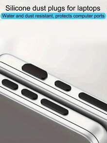 16pcs Universal Laptop Dust Plugs, Dust Protection Covers For USB, HDTV, RJ45, SD Card Slots, Compatible With Laptops, Phones And Tablets - No Battery Required