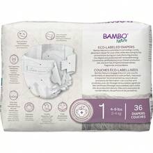 Bambo Nature Pañales ecológicos de alta calidad para bebé (talla 1 a 6 disponibles), talla 6, 24 unidades - Talla 1 - Ver 10