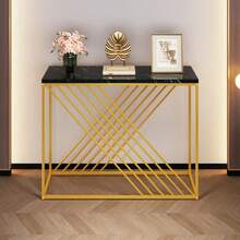Dining Tables - Black+Gold - View 6