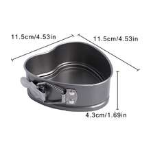 4-Inch Heart-Shaped Cake Mold, High-Quality Non-Stick Aluminum Mold With Removable Bottom, Ideal For Oven Baking And DIY Heart-Shaped Cakes, Essential Baking Accessory For Weddings, Couples, Valentine's Day And More. This Heart-Shaped Cake Mold Is Suitable For Baking And Pastry Making, An Ideal Choice For Bakeries. It Is Also A Cake Baking Accessory, An Ideal Choice For Baking Tools And Equipment, With A Cute Design.