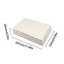 A4/A3 白色卡纸，160-300gsm 厚，绘图及工艺纸，50 张装，适用于 DIY 艺术创作、印刷及办公用途。 - 白色 - 查看 8