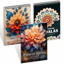 Adult Coloring Book: Flower Mandala Themes | Beginner-Friendly, Vivid Designs On Thick High-Quality Paper | A4 Size, 24 Pages, Single-Sided Printing | Therapeutic & Fun Artwork For Mindfulness | Perfect Gift For Men & Women - Christmas, Ramadan, Valentine's Day, New Year