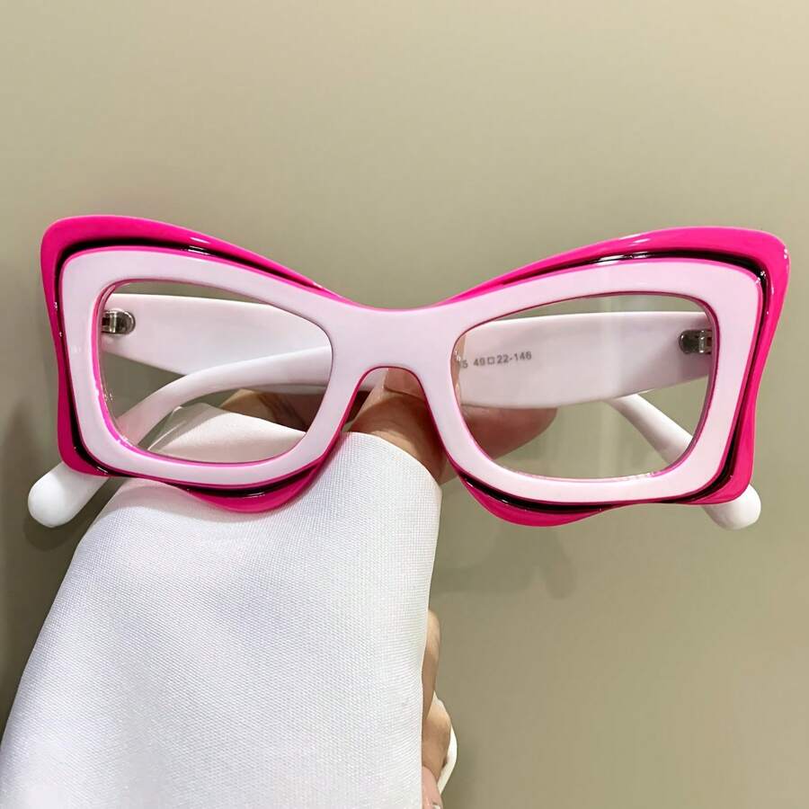 Unusual Fashion Glasses,  Computer Glasses, Unisex Glasses - Hồng - Xem 1