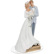Enesco Legacy Of Love Wedding Bride And Groom Newlywed Cake Topper - As Pic - View 3