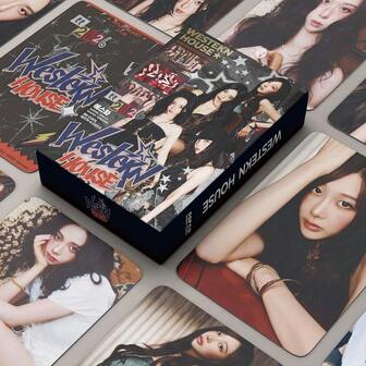 92 piezas/55 piezas Tarjetas LOMO coleccionables de Aespa 2026 Season's Greetings WESTEKN HOUSE Ins