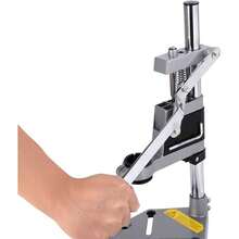 Drill Stand, Multifunction Carbon Steel Workbench Drill Press Clamp Adjustable Workstation Repair Clamp With Aluminum Base Industrial And Home Use