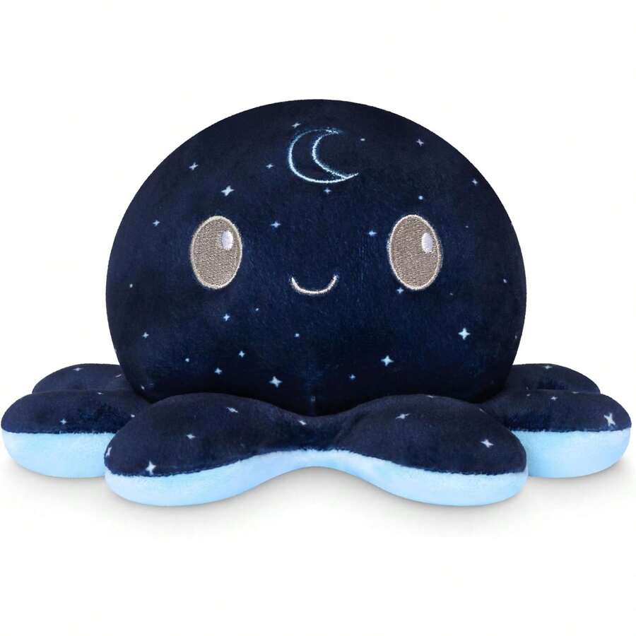 TeeTurtle Reversible Octopus 4 Plushie - Day And Night - Cute Kawaii Soft Stuffed Animal Mood ToySoft And Toys - 1 - 查看 1