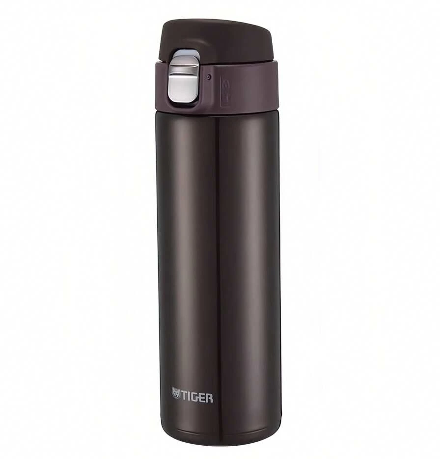Tiger MMJ-A48C 480ml Portable Insulated Mug, 304 Stainless Steel, Long-Lasting Hot And Cold Insulation, One-Touch Flip Lid, Suitable For Daily Use, Coco Brownie TC