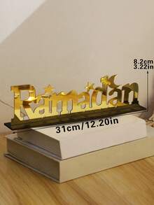 1件装亚克力装饰架，星月图案，金色，适用于餐厅、餐馆、家居、派对、节日庆典等场合的桌面装饰 - 彩色 - 查看 11