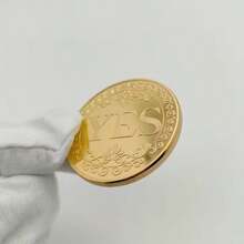 1Pc YES/NO Decision Coin, Three-Dimensional Lucky Coin, Magic Coin For Divination - Multicolor - View 6