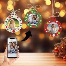 Customized Photo & Text Decorations, Christmas Tree, Car Interior Decor, Graduation, Birthday, Baby, Wedding, Anniversary, Customized Artwork - Multicolor - View 12