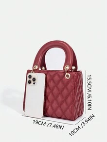 1 pieza Nuevo bolso de mano elegante de moda de PU para mujer, bolso de mano elegante con lentejuelas de moda, bolso de hombro cruzado de alta gama con correa ajustable, adecuado para uso diario, fiesta, viaje, regalo ideal - Multicolor - Ver 6