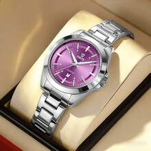 NARY Women's Casual And Elegant Quartz Watch Features A Stylish Dial With Date And Week Displays, A Waterproof Stainless Steel Strap, Suitable For Daily Life, Parties, Gatherings And Other Occasions - one-size - View 18