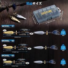 完成仕掛け ウェットフライ付き ブレード付き 圧倒的な飛距離 クジャクの羽 バイブレーション 渓流 湾岸 管理釣り場 管釣り 源流 支流 遠投 テンカラ トラウト釣り（ブルー*10 ブラック*10 2# 20個セット） - 7g 2# 20個セット - チェックする 6