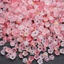 beadia Bộ hạt hoa nhỏ bằng Acrylic 10g 6x3mm trang nhã với giấy bạc vàng - Lấp lánh và mờ, nhiều màu sắc để làm đồ trang sức DIY, vòng tay & vòng cổ - bông hoa - Xem 18